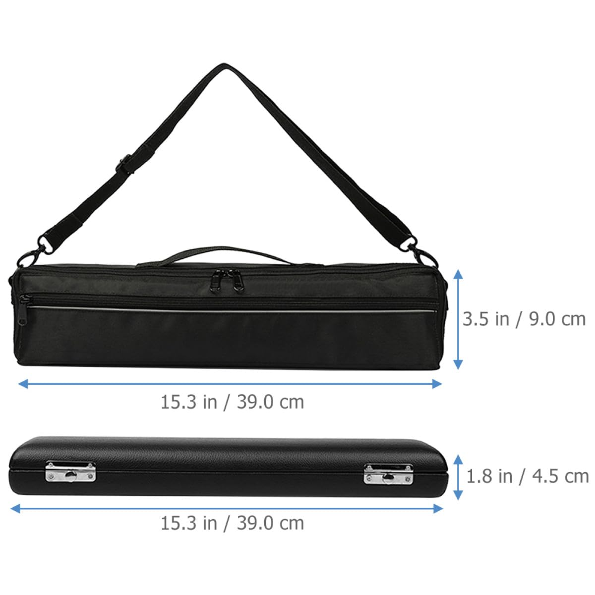 Didiseaon Custodia Borsa Protettiva Portatile Flauto Traverso per Legno e Tessuto Oxford Spesso per Strumenti Musicali da Usare All'aperto