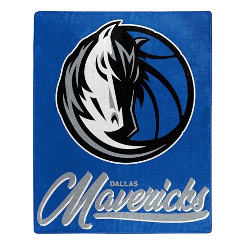Northwest NBA Dallas Mavericks Raschel Throw Blanket, 50" x 60", Signature