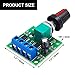 Lifcratms 3 Pack PMW Motor Speed Controller, Low Voltage DC 1.8V 3V 5V 6V 12V 2A Adjustable Driver Switch
