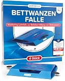 Bettwanzen-Falle [6 Stück] Bettwanzenfallen für die Befallsermittlung