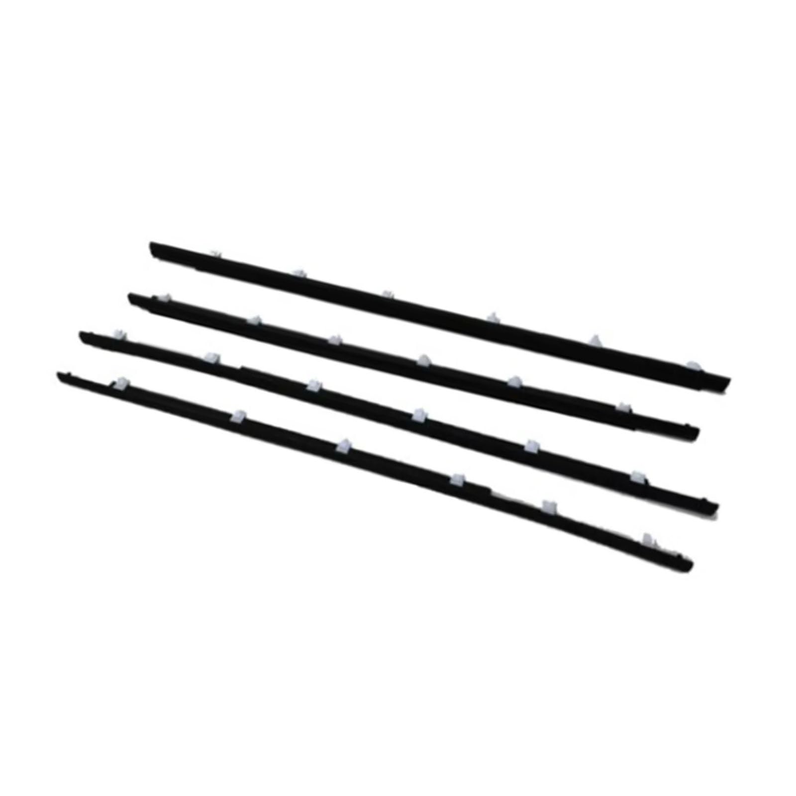 Tudexx One Color Car Weather Stripping Compatible With Hyundai For Elantra 2004-2011 4Pcs Car Window Weatherstrip Belt Trim Sealing Strips Outer Glass