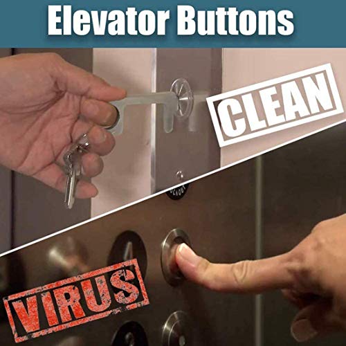 Stealodeal Virus Protection Metal No Touch Tool Keychain - Image 4