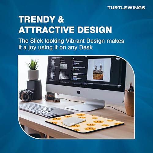 Image of TURTLEWINGS | Mousepad | Inspirational Quote Mousepad - 22x18 cm, 3mm Thick | Abstract Design Non-Slip Rubber Base | Office, Study & Gaming Use | Premium Smooth Surface 222 (1)