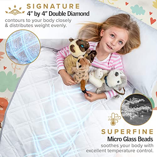 Aricove Weighted Blanket For Kids And Adults, 5 Lbs, Luxury Small Weighted Blanket For Travel/Home, Soft Bamboo, 36X48 Inches, Machine Washable, White #TOP2