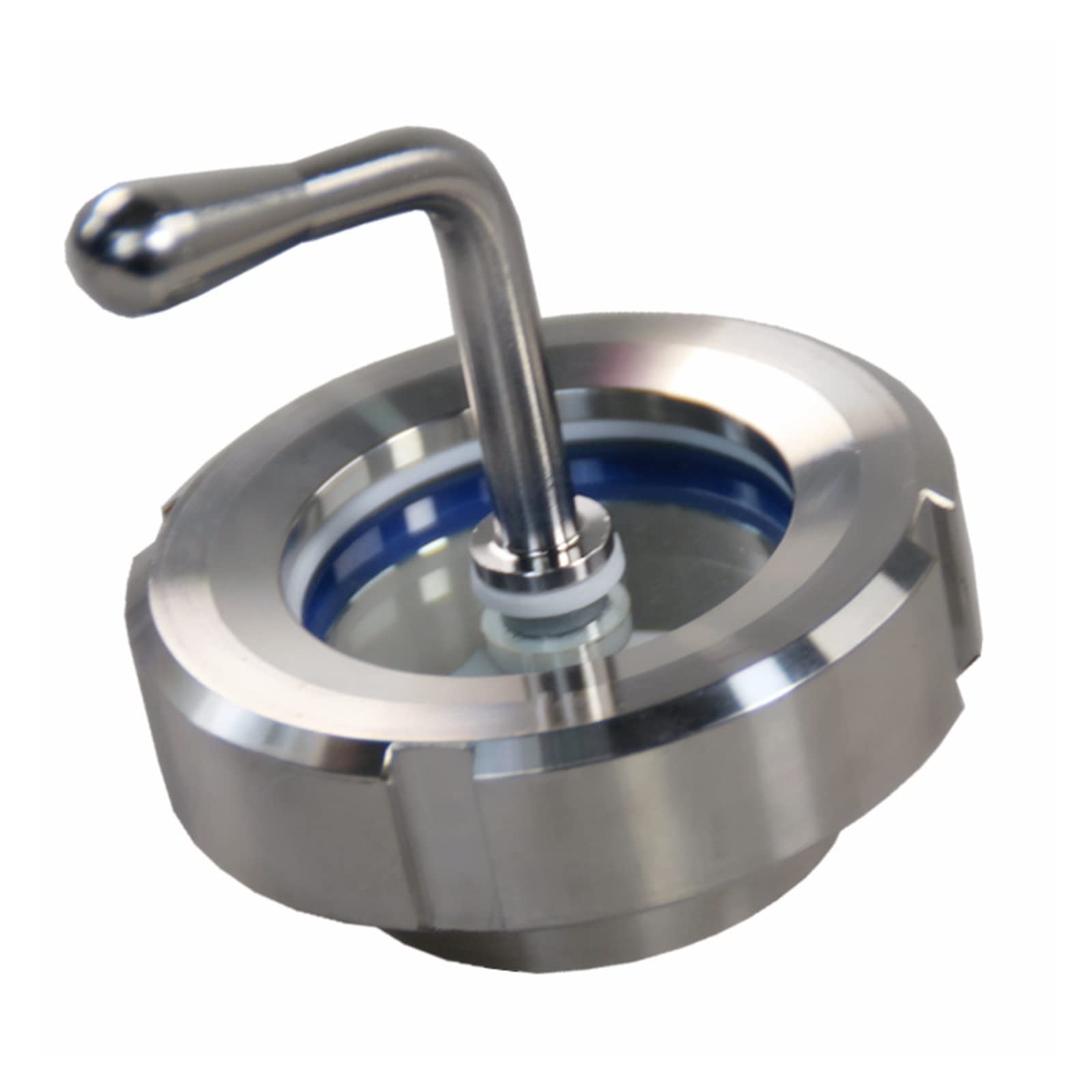 MANGAO 304 stainless steel sanitary welding with wiper glass sight glass 51-219 (Size : 76mm Pipe OD)