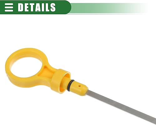 Miniatura 7 de Motoforti Indicador de varilla de medición de aceite de motor, repuesto de varilla de medición de aceite, para Nissan Sentra 2000-2006, plástico