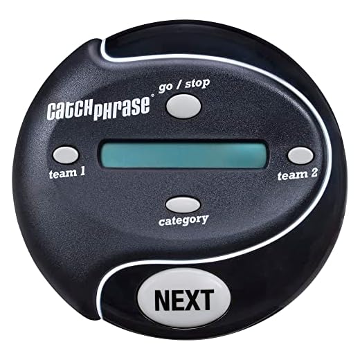 Hasbro Gaming Catch Phrase Electronic Game | Fun Active Handheld Party Games for Adults, Teens, and Kids | 4 or More Players, 2 Teams | Portable Summer Travel Activities | Ages 12+ (Amazon Exclusive)