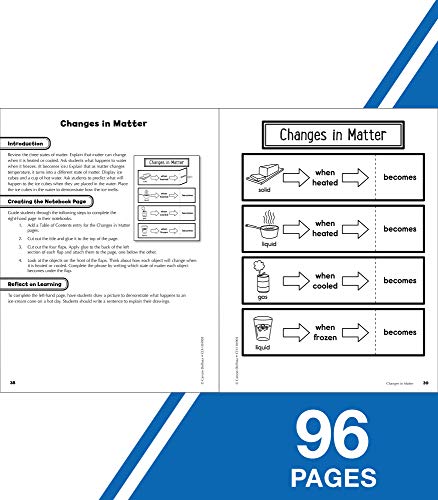 1St Grade Science Workbook, Interactive Notebook For Physical, Space, And Earth Science, Homeschool Or Classroom (Interactive Notebooks) #TOP4