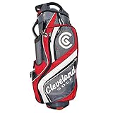 Cleveland Golf Male Cg Cart Bag, Charcoal/Red/White
