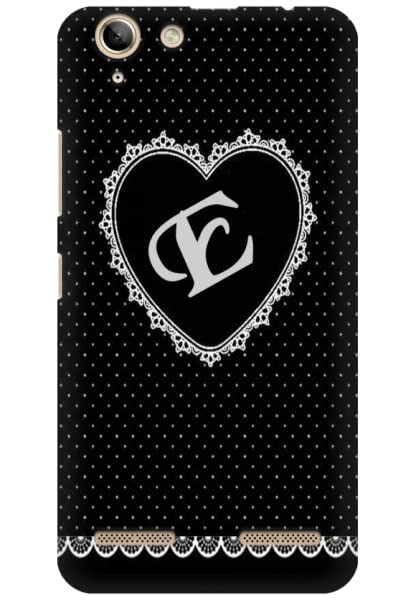 COBERTA Printed Back Cover for Lenovo Vibe K5 Plus Case - Diamonds Decorated Heart Letter Alphabet E