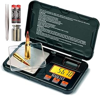 Ultra Accurate Reloading Scale 3086 Grains X 0.2gn, Powder Scale for Reloading 200g X 0.01g, Arrow Scale with 50g Calibration Weight Weighing Pan Tweezer, Archery Scale Large LCD Display, 2 Batteries