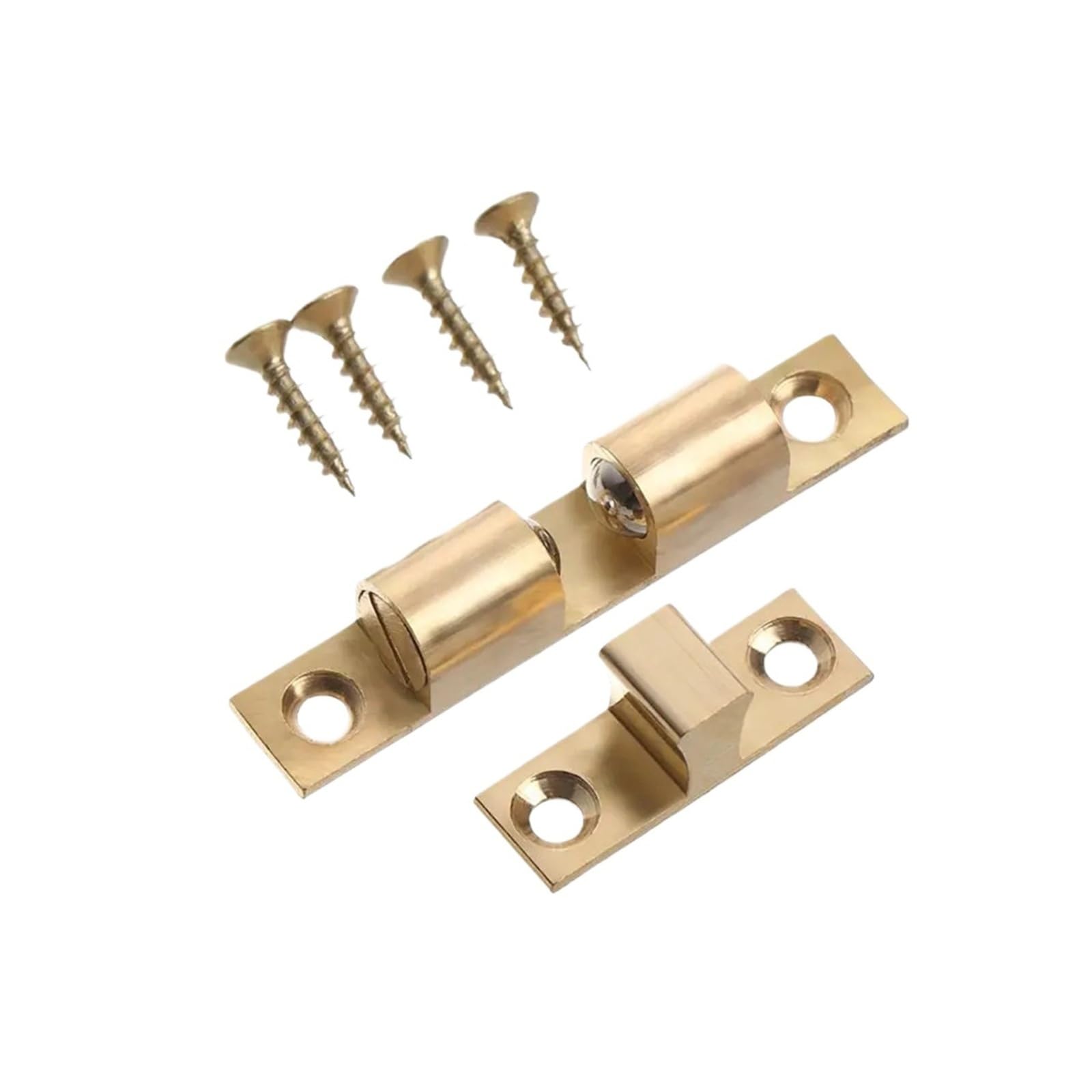 Xctdsvah 60Mm Cupboard Latch Hardware Cupboard Inner Locks Switch Closer Damper Buffer Cabinet Catches Wardrobe Stopper Door Lock Buckle(60Mm)