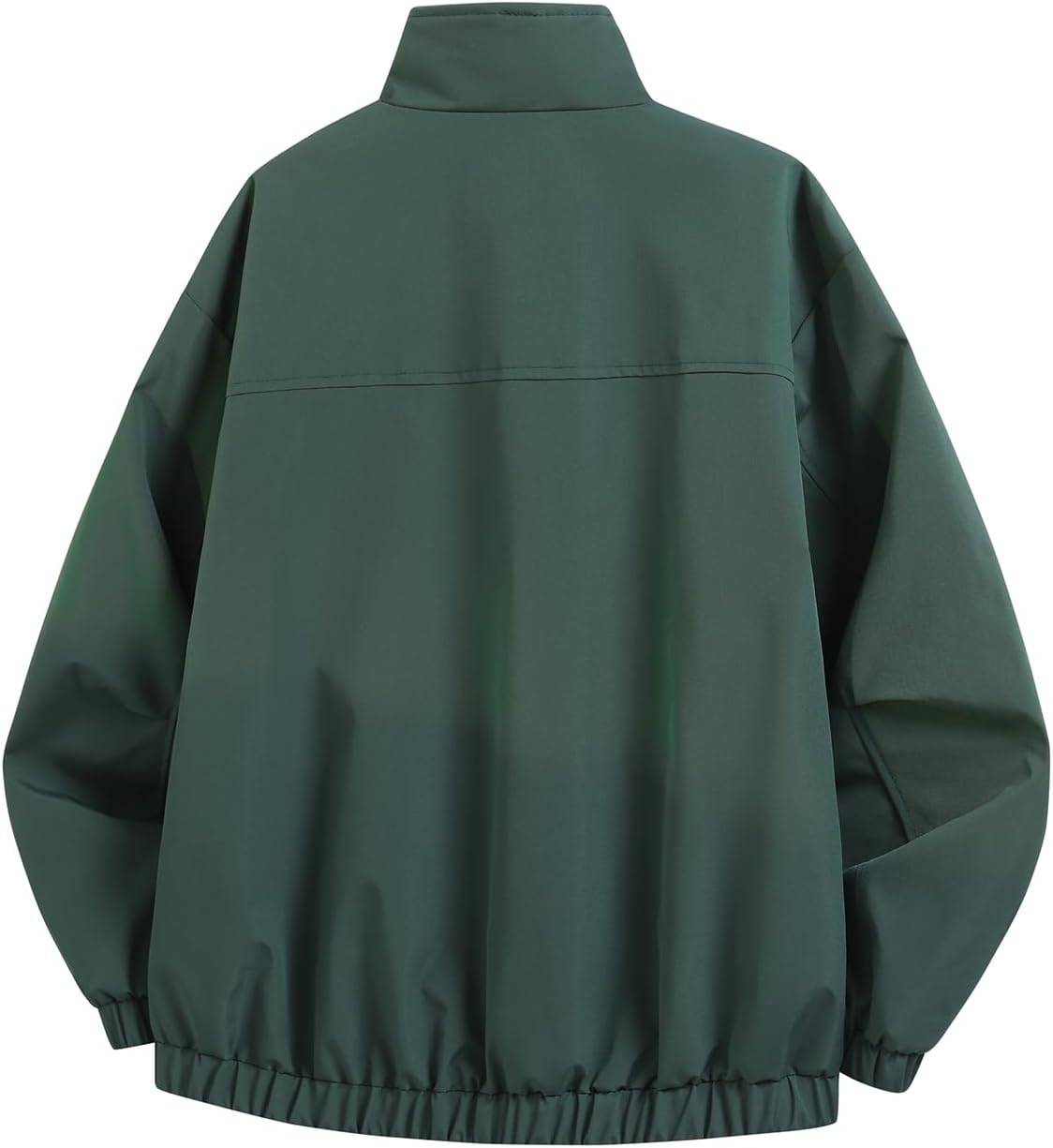 Men'S Windproof Hiking Jacket - Oxford Waterproof Fabric With Reflective Pockets