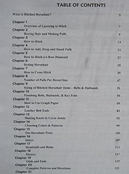 Paperback Hitched Horsehair: The Complete Guide for Self-Learning: 1 Book