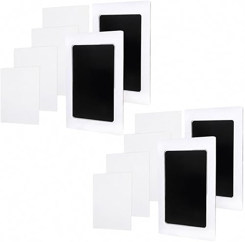 Inkless Print Pad Set for Baby Handprints and Footprints, 4-Piece | Mess-free clean-touch printing with 4 ink pads and 8 cards for newborn handprints, footprints and small pet paw keepsakes