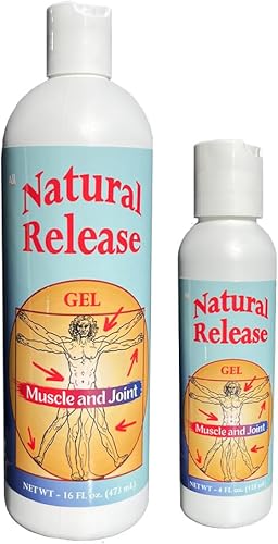 Four Oaks Farm Ventures, Gel de liberación natural para músculos y articulaciones para humanos  Alivio para dolores de espalda, rodillas, caderas,