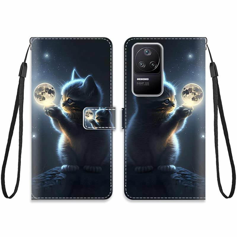 Sunrive Cover compatibile con Xiaomi Mi 14, Custodia con supporto di stand e in Pelle artificiale per carte di credito Portafoglio Flip Chiusura