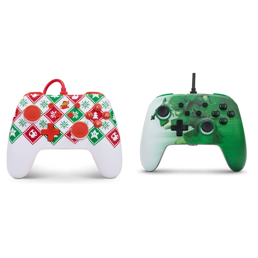 PowerA Wired Controller for Nintendo Switch Mario Holiday