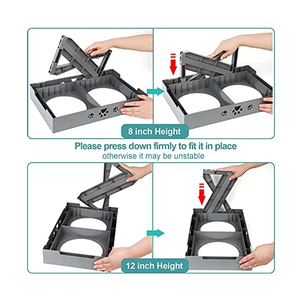 Adjustable Raised Dog Bowl