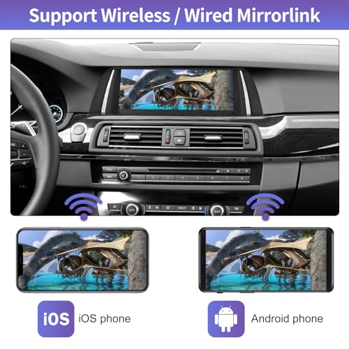 Road Top pantalla 10.25" CarPlay para BMW 5 F10/F11 NBT miniatura 5
