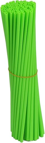 Toddmomy 1 Unidades de cubiertas rojas para radios bicicletas para niños, pajitas de radios, cubiertas de radios reflectantes, fundas de radios