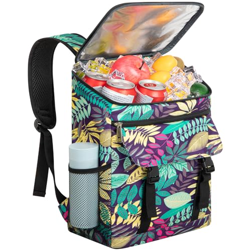 Cooler Backpack Soft Insulated Leak Proof 30 Cans Insulated Backpack