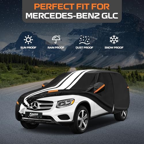 Image of Kayme Waterproof Car Cover for Mercedes Benz GLC Class Heavy Duty