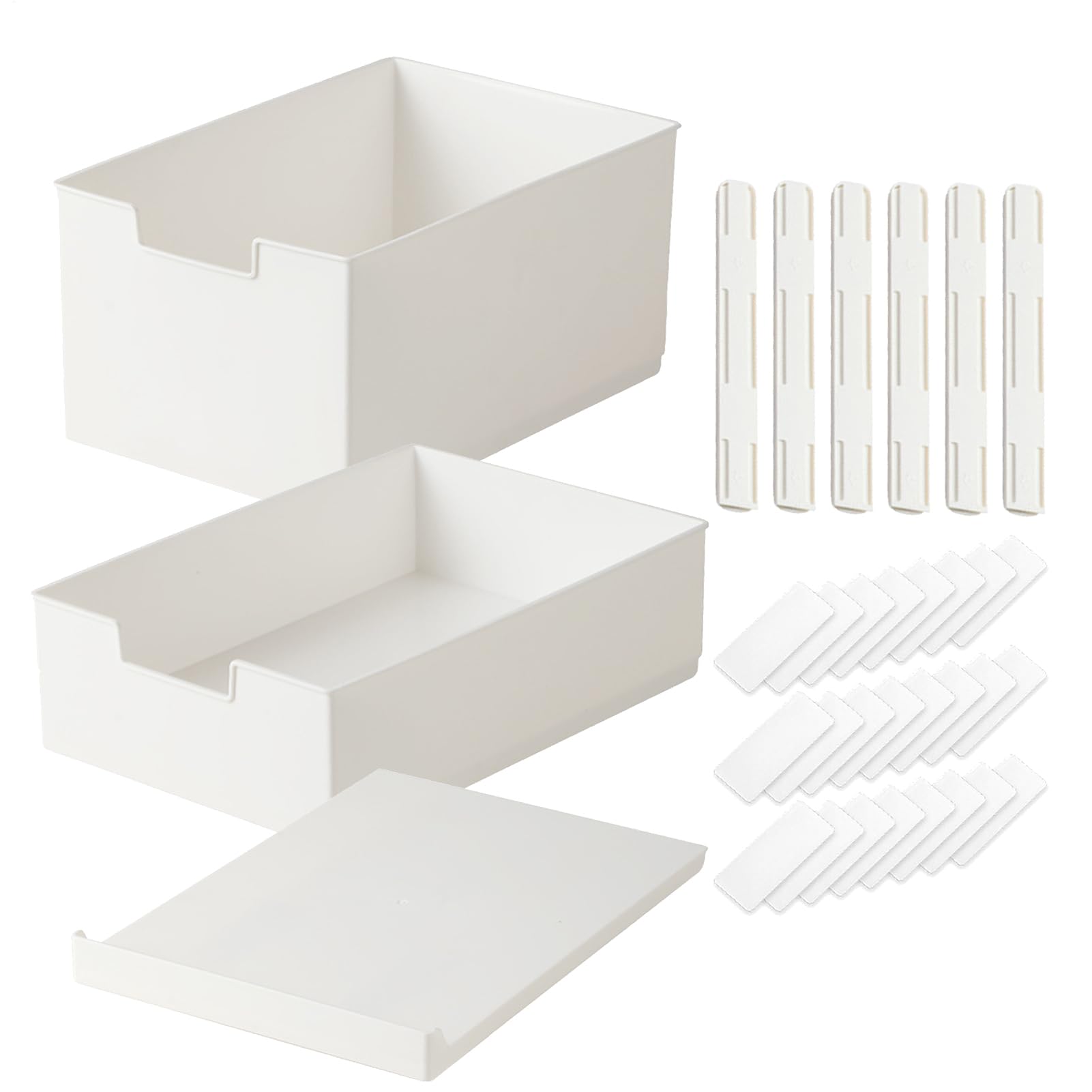 Tiroir coulissant extensible pour rangement et organisation de placard