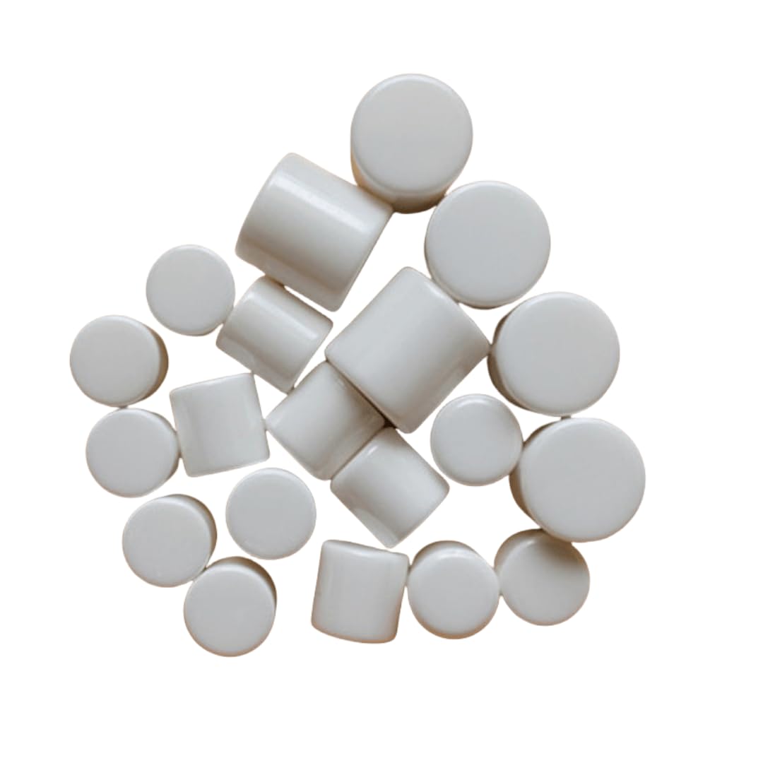 Hochreine Zirkonoxid-Keramiksäulen – 95% verschleißfeste und hitzebeständige Isolatoren for industrielle Anwendungen(10 * 10mm*20PCS)