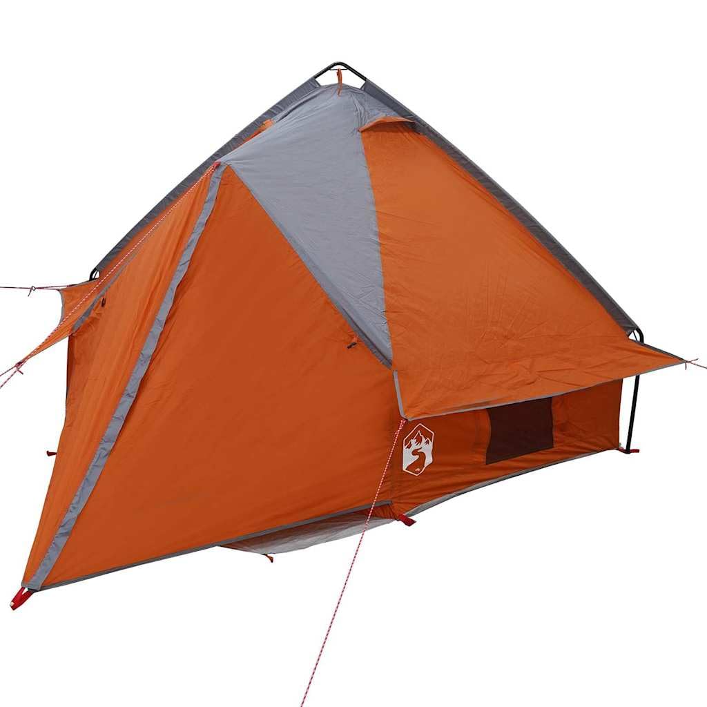 Nowoczesny namiot Teepee dla 10 osób w kolorze zielonym i białym, 490 x 410 x 210 cm, z poliestru 185T o strukturze tafty, łącznie z drążkami, linami napinającymi, śledziami i torbą do noszenia