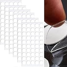 Pack of 300 Transparent Double-Sided Adhesive Dots, 20 mm x 0.5 mm Removable Adhesive Paste, Round Dot Glue, Stickers Adhesive for Balloon, Household, Office, Festival, Decoration, DIY, Crafts