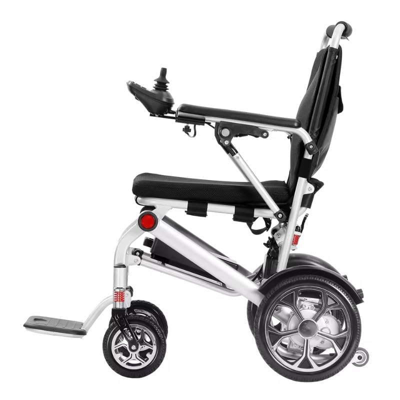 PLUS SANTE LiteAir – Fauteuil Roulant Électrique Ultra Léger, 2×200W, Autonomie 20 km, Batterie Lithium, Compact & Pliable, Usage Intérieur/Extérieur