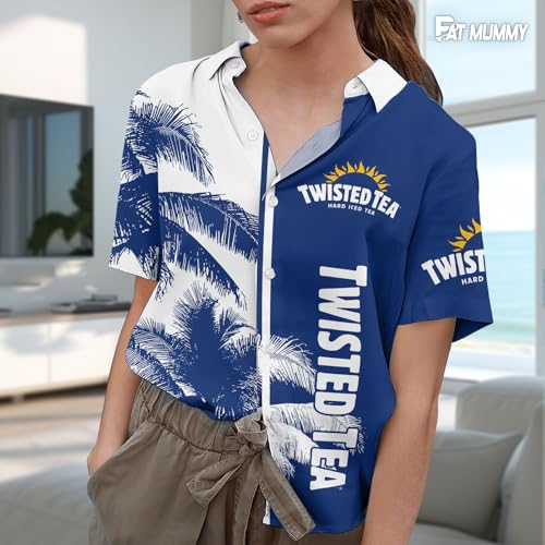 Crown Fan Hawaiian Shirts for Men and Women, Tropical Summer Beach Shirt, Crown Lovers Button Shirt, Holiday Shirt4