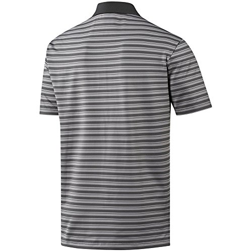 Polo de golf adidas maille extensible stretch rayures homme