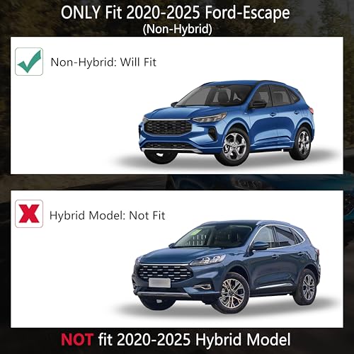 Image of KARPAL Floor Mats for 2020-2025 2026 Ford Escape Full-Coverage Accessories
