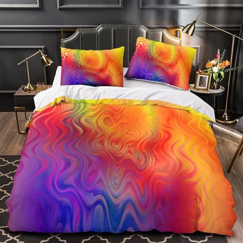 Housse de couette résistante anti-pli lit single fermeture éclair zippée