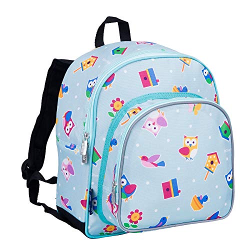 Wildkin 12 Inches Backpack for Toddlers, Boys and Girls, Ideal for Daycare, Preschool and Kindergarten, Perfect Size for School and Travel, Mom's Choice Award Winner, Olive Kids (Birdie)