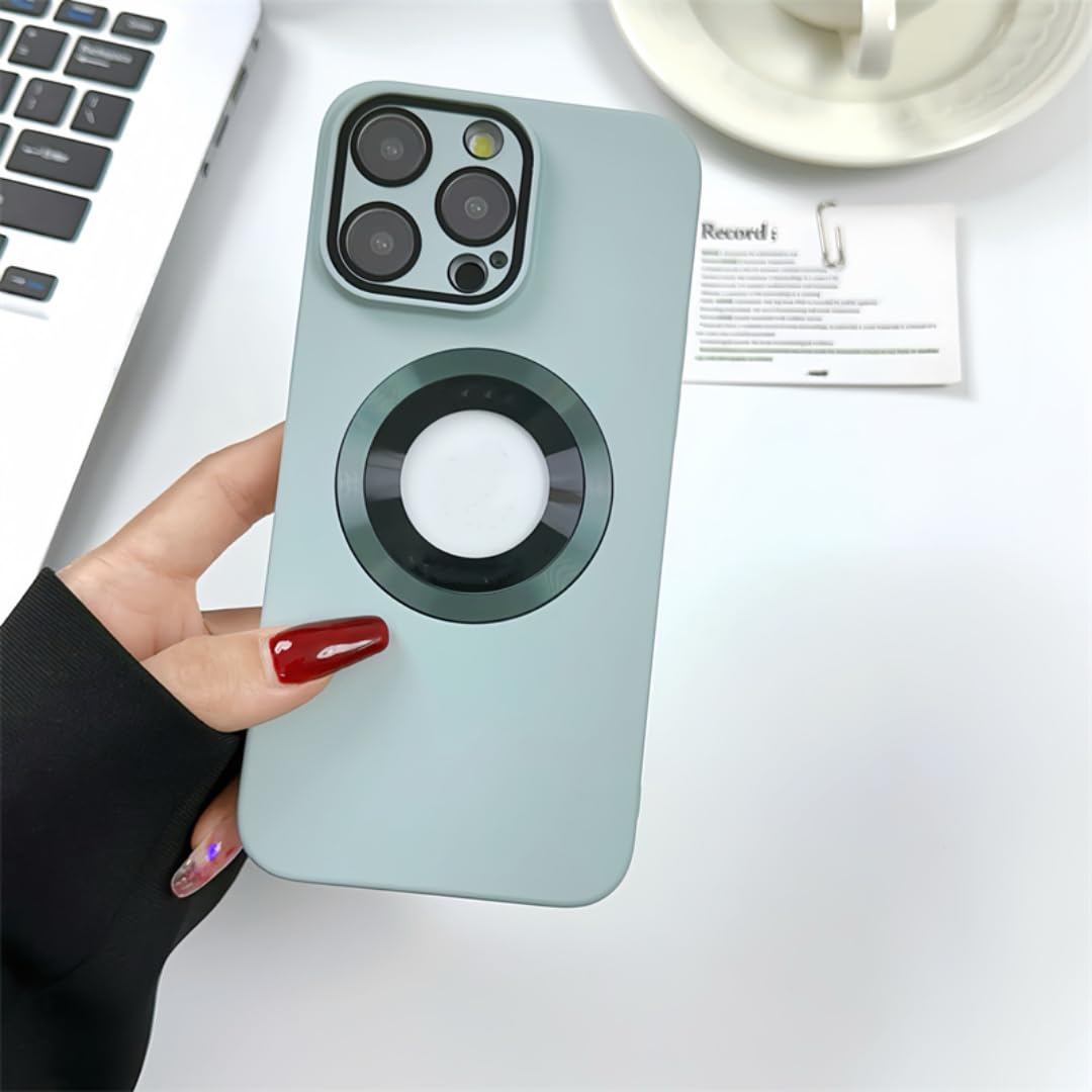 Protection objectif appareil photo coque iPhone 14Plus bleu