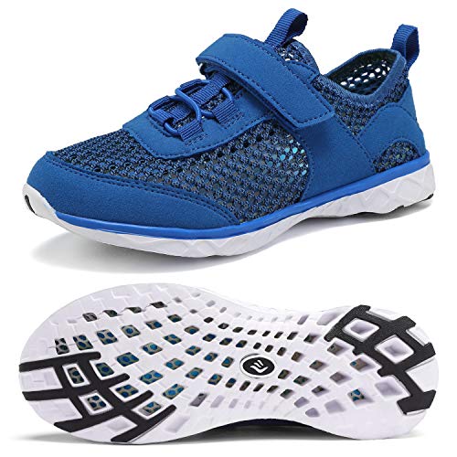 Cior Boys & Girls Water Shoes Aqua Shoes Swim Shoes Athletic Sneakers Lightweight Sport Shoes(Toddler/Little Kid/Big Kid)，U118Ssxt002-Royal-32 #TOP5