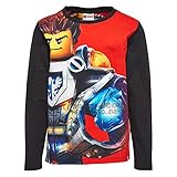 Lego Wear Lego Nexo Knight Tony 807-T-SHIRT L/S Camiseta, Rojo (Red), 4 Años para Niños