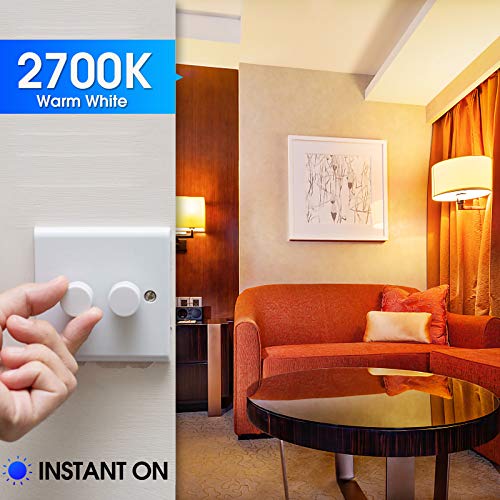 Energetic A19 Led Dimmable Light Bulbs, 100 Watt Equivalent Soft White 2700K 13.5W 1600Lm, Cri80+, 15000Hrs, 12-Pack, Ul Listed #TOP4