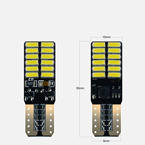 HIKARI 1200lm Extremely Bright Error Free 194 168 Led Bulb Set