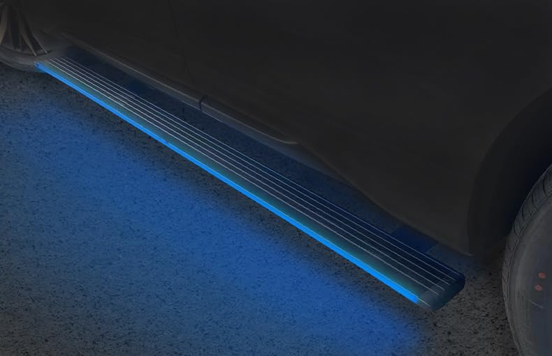 Estribos laterales para Ford Explorer 2020-2026 con LED miniatura 4