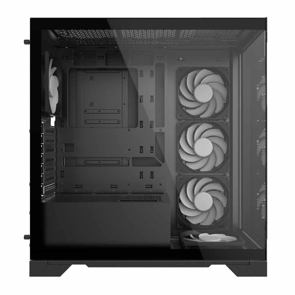 Amazon | XPG INVADER X ピラーレス 強化ガラス120mm RGBファン