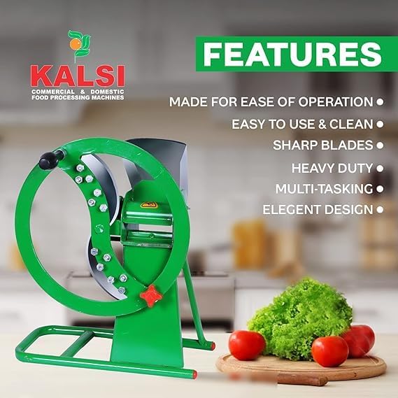 Heavy-Duty Iron Saag Cutter Kitchen Manual Chopper Vegetable Chaff Palak Leaves Vegetable Cutter Green