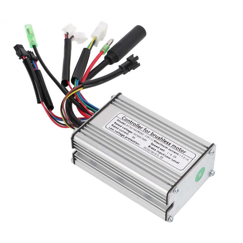 E-Bike-Controller 350W bürstenlose Motorsteuerung Wärmeableitung stabil 3 6V 48V. Bike Motor Controller for 350W Motor Brushed Motor Controller