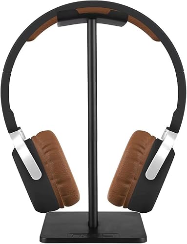 Headphone Stand, Universal Aluminum Holder Showing Display Hanger for HyperX Cloud II Gaming Headset, Microsoft Xbox One Chat, Turtle Beach Recon,