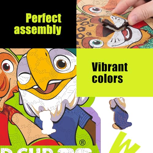 Image of FIFA World Cup 2026 Mascots Wooden Puzzles - 5MM Thick Officially Licensed Poster Puzzles - Premium World Cup 2026 Merchandise, Gift for Football Fan, Jigsaw Puzzle for Adult (Mascots Selfie, 150Pcs)