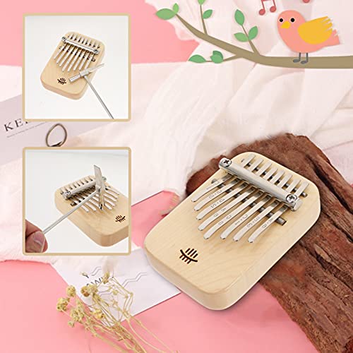 Generic Kalimba Duim Piano 8 Sleutel Mini Draagbare Mbira Vinger Piano Muziekinstrument Met Tune En Sticker Voor… - Image 6