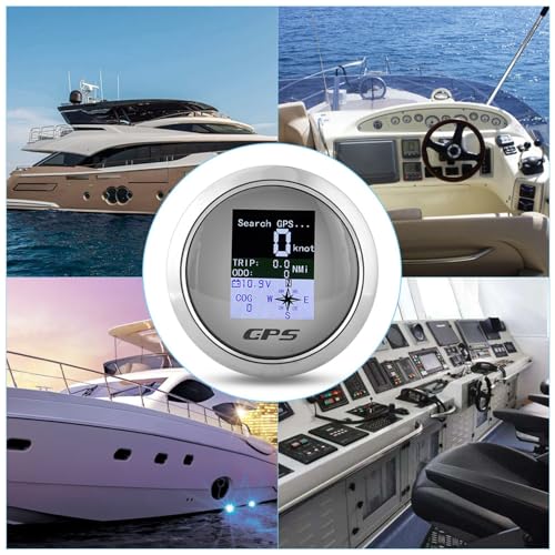 Velocímetro GPS de 85 mm digital e impermeable para paneles de barcos y automóviles 3